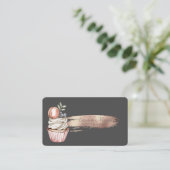 Elegante borstelslag, cupcake, snoep visitekaartje (Staand voorkant)