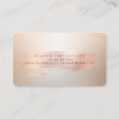 Elegante borstelslag, cupcake, snoep visitekaartje (Achterkant)