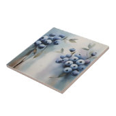 Elegante bosbessen Art Tegeltje (Zijkant)