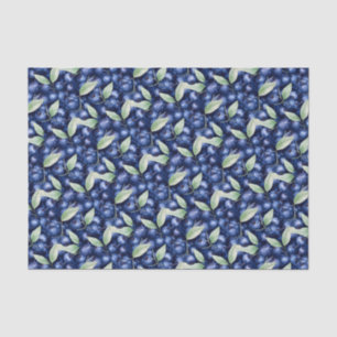 Elegante bosbessen tissuepapier