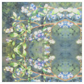 Elegante bosbessen waterverf schilderij stof (Close Up)