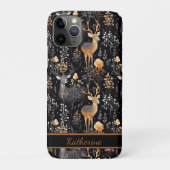 Elegante Bosherten - Natuur Aangepaste Naam Case-Mate iPhone Case (Achterkant)