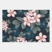 Elegante Botanisch Inpakpapier Vel (Voorkant)