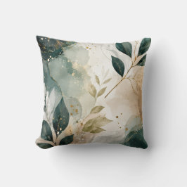 Elegante botanische abstracte kussensloop kussen