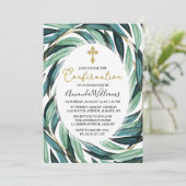 Elegante Botanische Bevestiging Kaart (Staand voorkant)