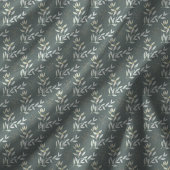 Elegante botanische bladeren op geweven stof fleece deken