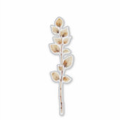 Elegante botanische bladertak sticker (Voorkant)