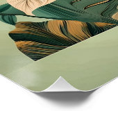 Elegante botanische bladkunst print perfect poster (Hoek)