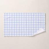 Elegante Botanische Blauwe Groene Hydrangea Bad Handdoek (Handdoek)