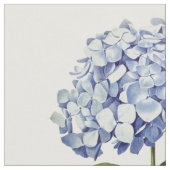 Elegante  Botanische Blauwe Hydrangea Bloem Stof (Close Up)