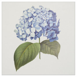 Elegante  Botanische Blauwe Hydrangea Bloem Stof