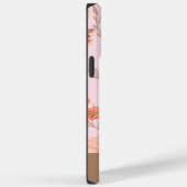 Elegante Botanische Bloemen Gepersonaliseerd Afstu Case-Mate iPhone Case (Achterkant / Rechts)