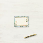 Elegante Botanische Bloemenborder Post-it® Notes (Op bureau)