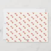 Elegante botanische bloemencollage fotolijsten feestdagenkaart (Achterkant)