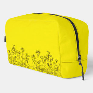 Elegante botanische bloemendesign Dopp-tas  Toilettasje