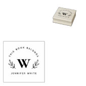 Elegante & Botanische Boeken "Uit De Bibliotheek V Rubberstempel (Gestempeld)