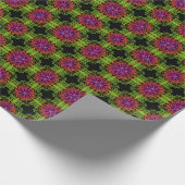 Elegante botanische boho kleurrijke mandala cadeaupapier (Hoek)