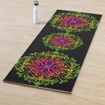 Elegante botanische boho kleurrijke mandala