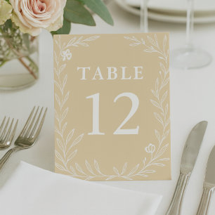 Elegante botanische bruiloft receptie kaart