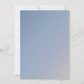 Elegante, botanische bruiloft uitnodiging (Achterkant)