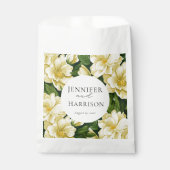 Elegante, botanische bruiloft uitnodiging bedankzakje (Voorkant)