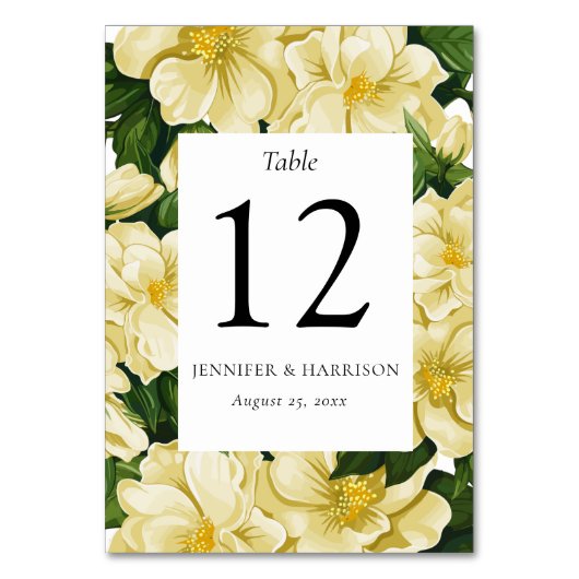 Elegante, botanische bruiloft uitnodiging kaart (Voorkant)