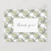 Elegante Botanische Citrusvruchten Dank u Briefkaa Briefkaart (Voorkant)