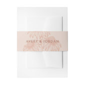 Elegante botanische coneflower terracotta bruiloft uitnodigingen wikkel (Voorkant Voorbeeld)