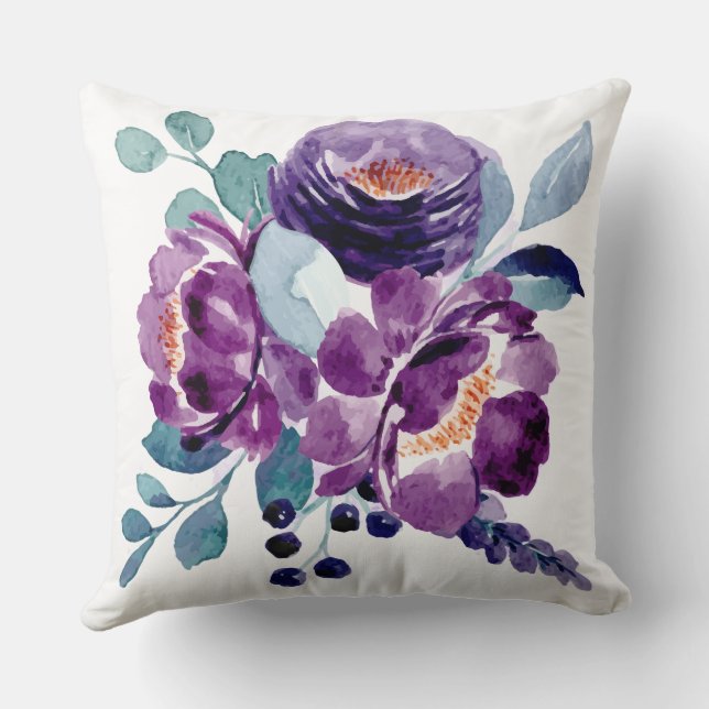 Elegante botanische decoratieve kussen voor slaapk (Achterkant)