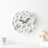 Elegante botanische Eucalyptus grote klok (Huis)