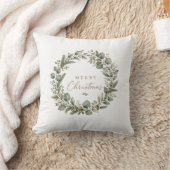 Elegante botanische Eucalyptus Kerstkussen Kussen (Deken)