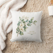 Elegante botanische Eucalyptus Kerstkussen Kussen (Deken)