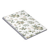 Elegante botanische eucalyptus notitieboek (Rechterzijde)