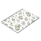 Elegante botanische eucalyptus notitieboek (Linkerzijde)