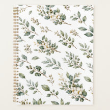 Elegante Botanische Eucalyptus Planner