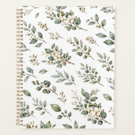 Elegante Botanische Eucalyptus Planner