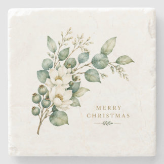Elegante Botanische Eucalyptus Stenen Onderzetter