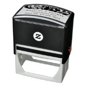 Elegante Botanische groen bloemenbruiloft Zelfinktende Stempel (Product)