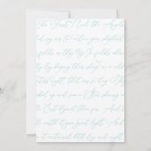 Elegante Botanische Groene Lavendel Foto Kerstmis Kaart (Achterkant)