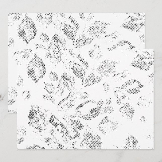 Elegante botanische hangmapset (Voorkant / Achterkant)