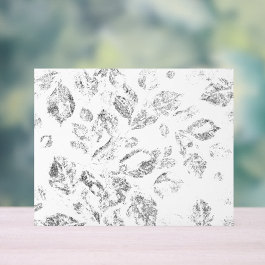 Elegante botanische hangmapset acryl bord (Neutraal)