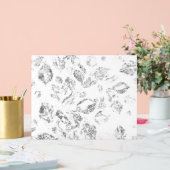 Elegante botanische hangmapset acryl bord (Huwelijk)