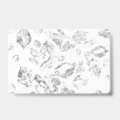 Elegante botanische hangmapset badge (Voorzijde)