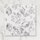 Elegante botanische hangmapset bedankjes labels (Achterkant)