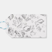 Elegante botanische hangmapset cadeaulabel (Achterkant Horizontaal)