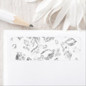 Elegante botanische hangmapset etiket (Insitu)