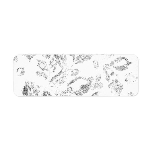Elegante botanische hangmapset etiket (Voorkant)
