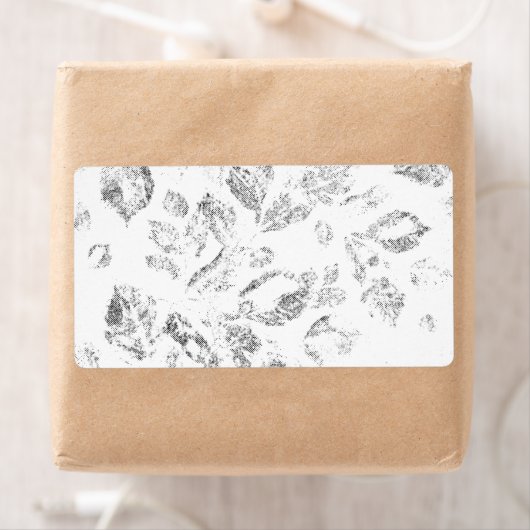 Elegante botanische hangmapset etiket (Insitu)