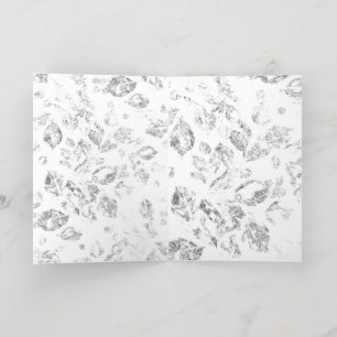 Elegante botanische hangmapset folie feestdagenkaart