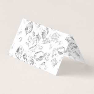 Elegante botanische hangmapset kaart